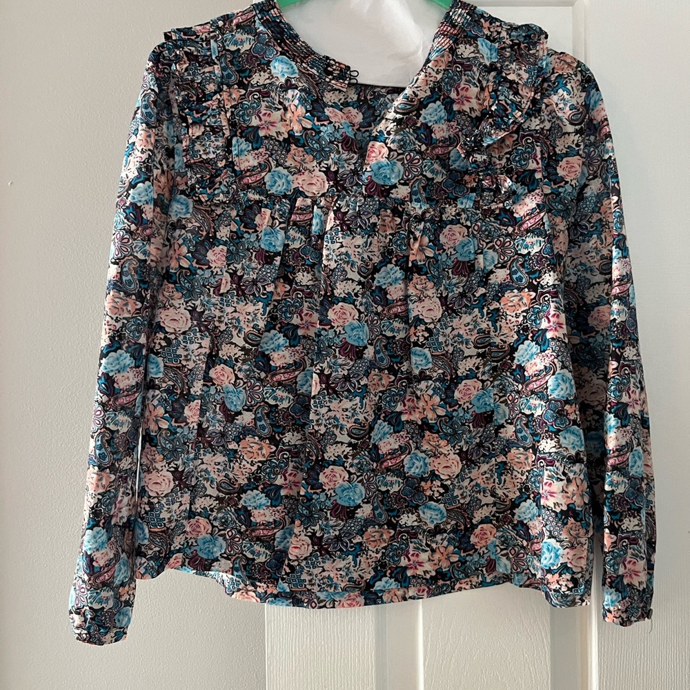 Jcrew Floral Blouse